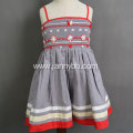 Boutique Children Smocked&Embroidered baby girl dresses